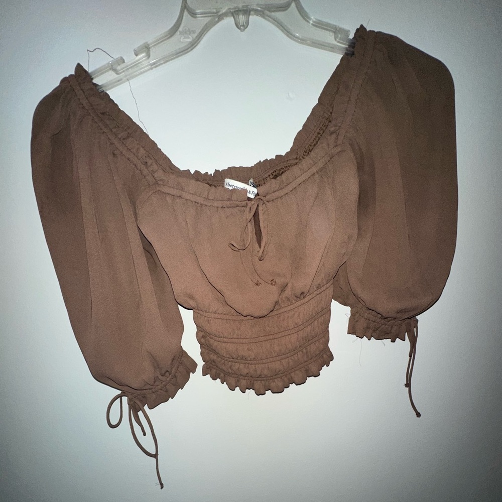 Brown Abercrombie top